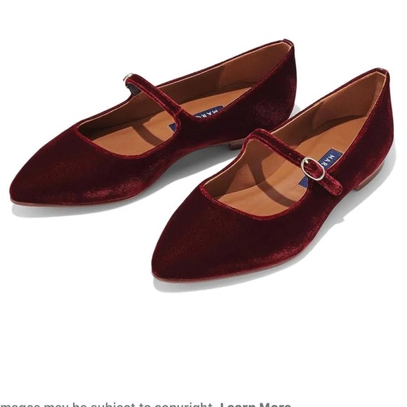 Margaux The Mary Jane velvet ballet flat Size 11 EU 42 - Picture 2 of 7